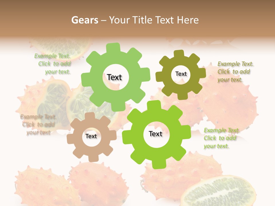 Melon Tropics Horned PowerPoint Template