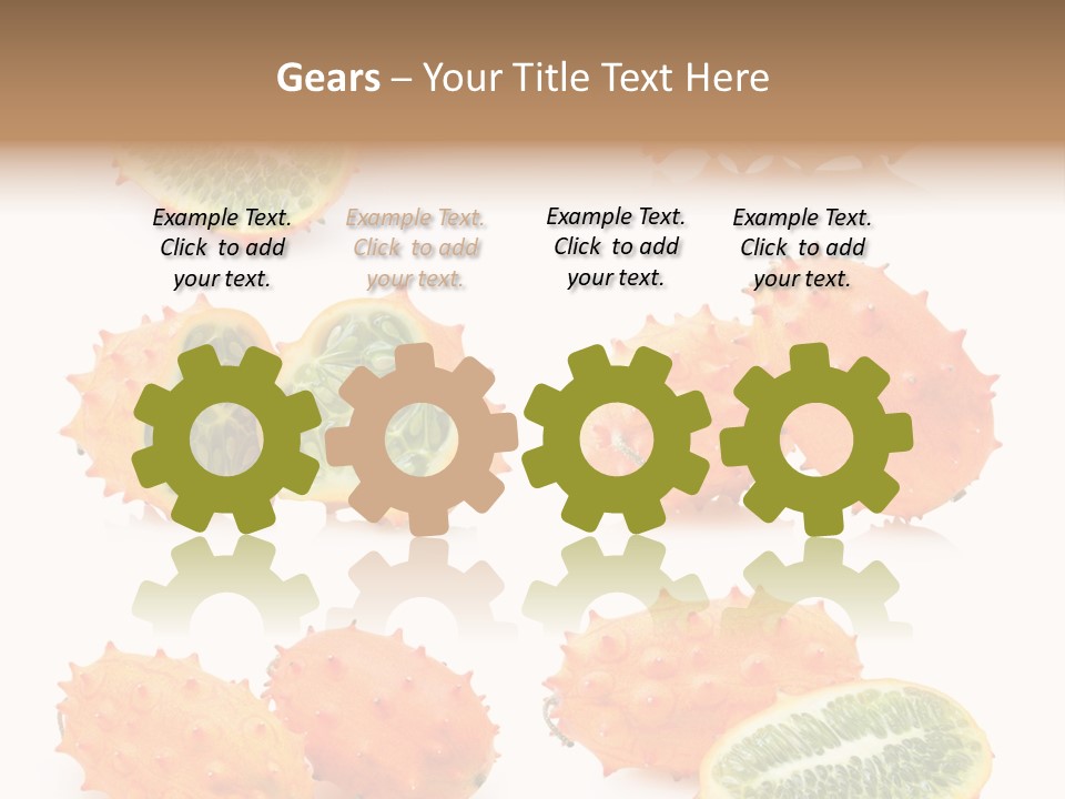 Melon Tropics Horned PowerPoint Template