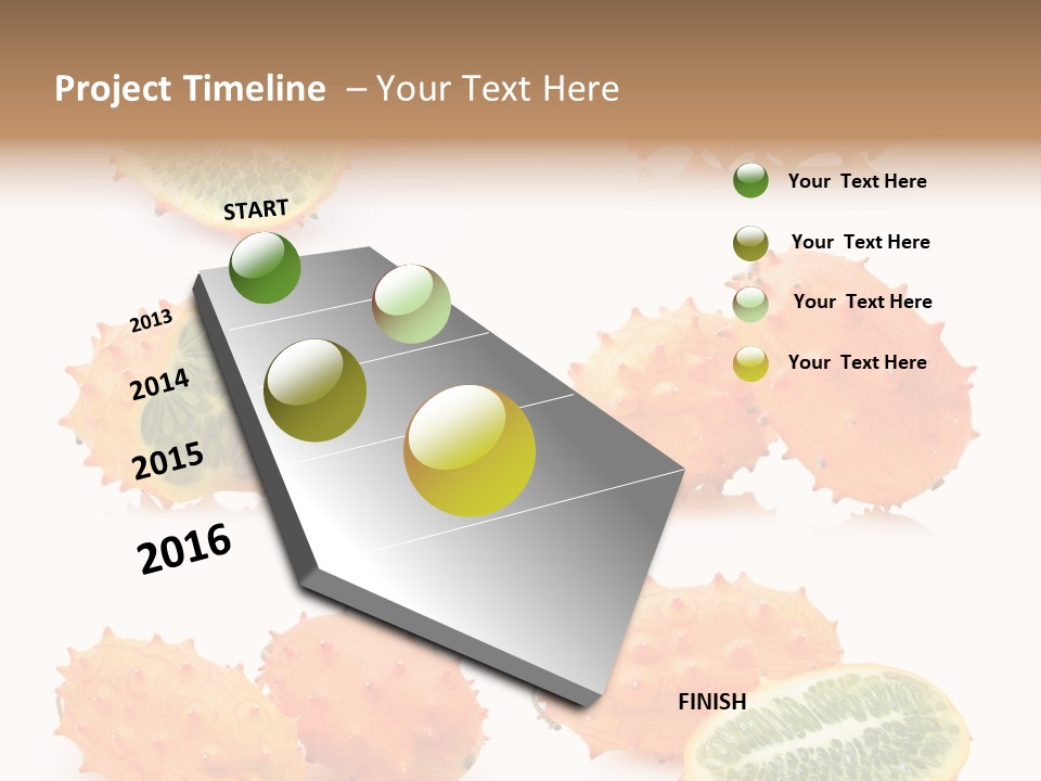 Melon Tropics Horned PowerPoint Template