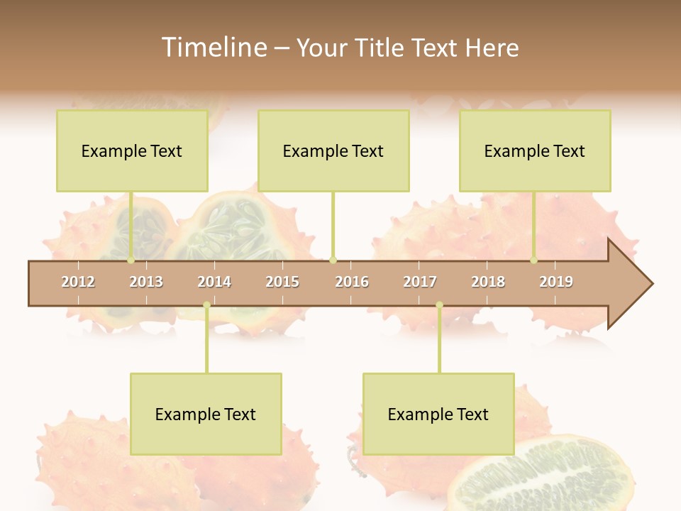 Melon Tropics Horned PowerPoint Template