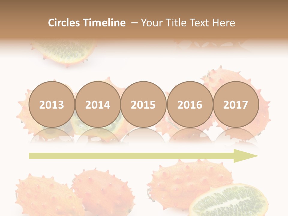 Melon Tropics Horned PowerPoint Template