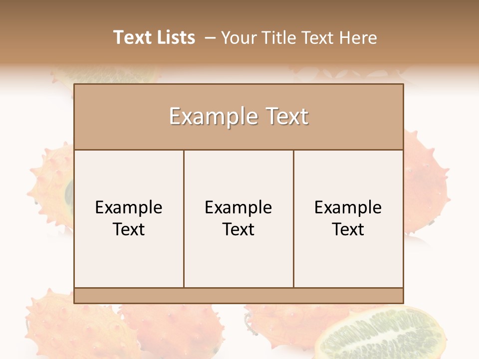 Melon Tropics Horned PowerPoint Template