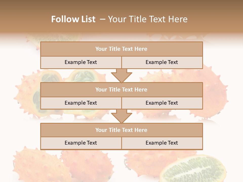 Melon Tropics Horned PowerPoint Template