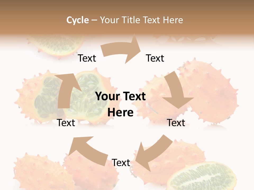 Melon Tropics Horned PowerPoint Template