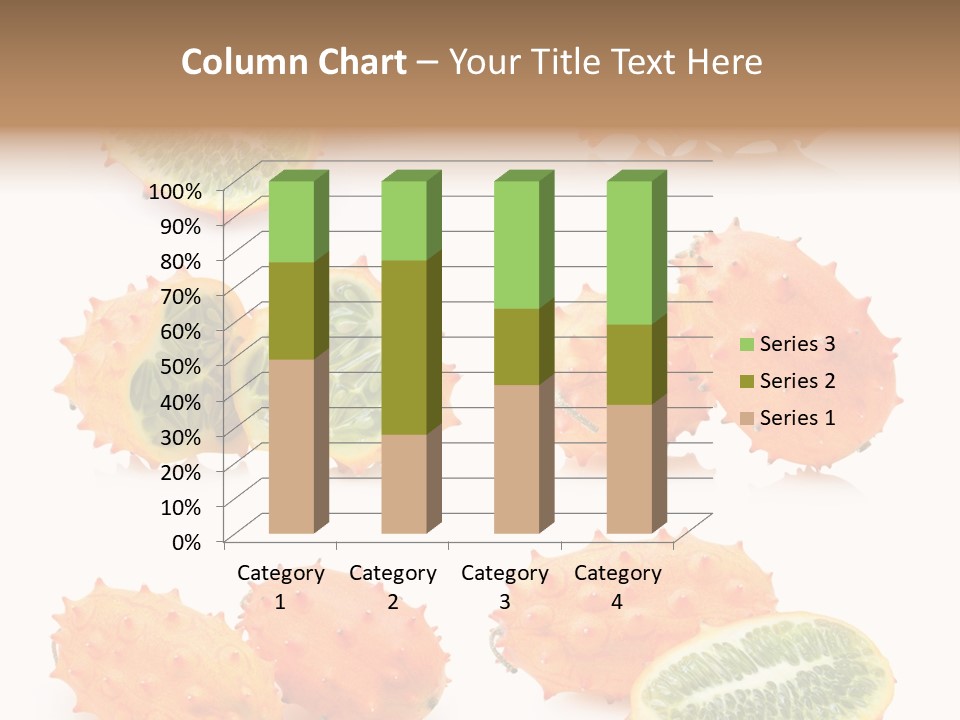 Melon Tropics Horned PowerPoint Template