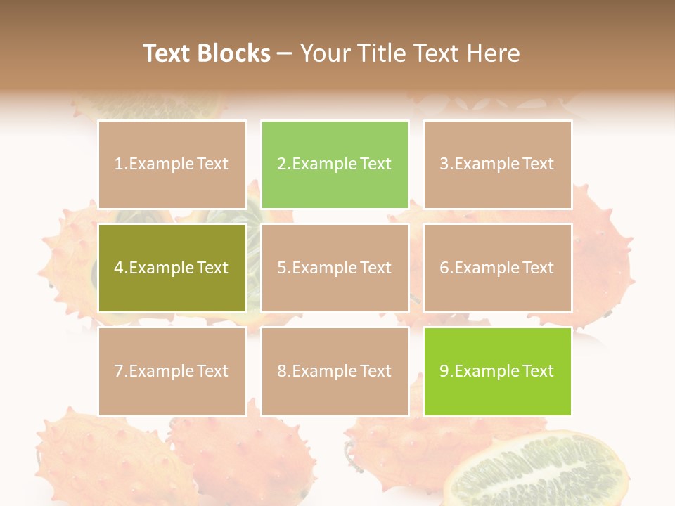 Melon Tropics Horned PowerPoint Template