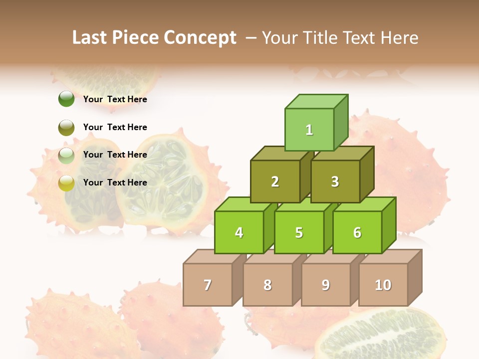 Melon Tropics Horned PowerPoint Template
