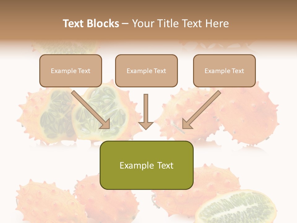 Melon Tropics Horned PowerPoint Template
