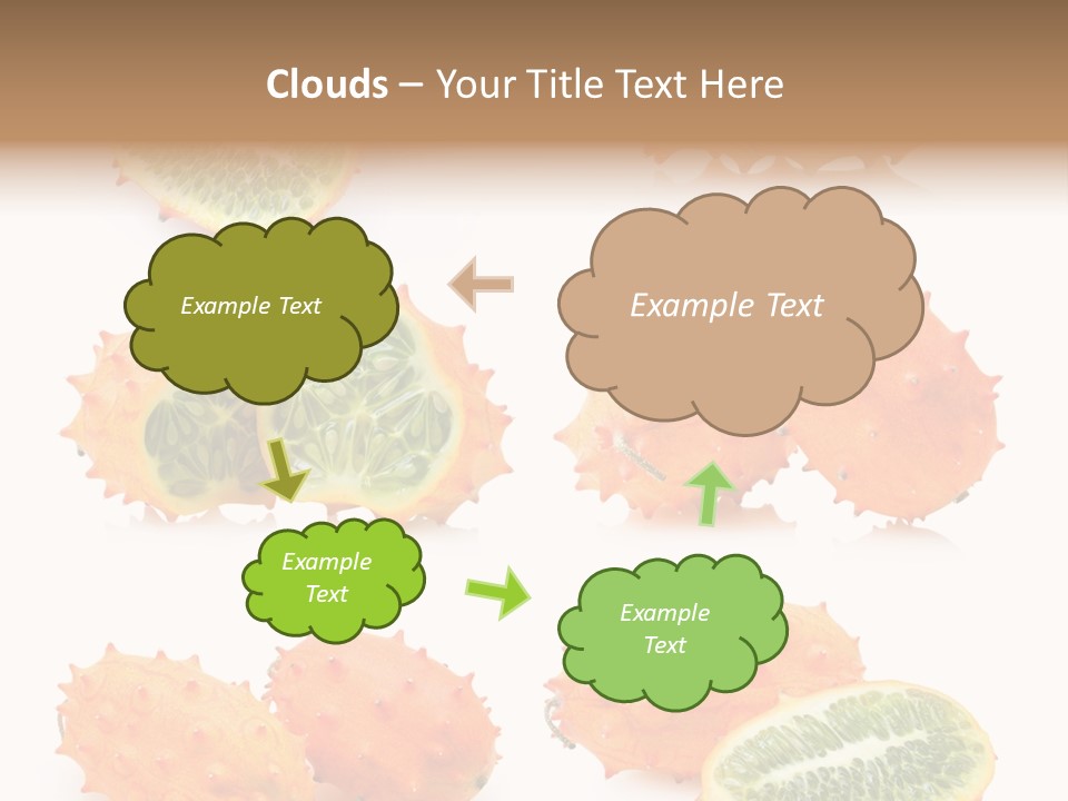 Melon Tropics Horned PowerPoint Template