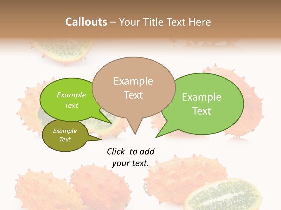 Melon Tropics Horned PowerPoint Template