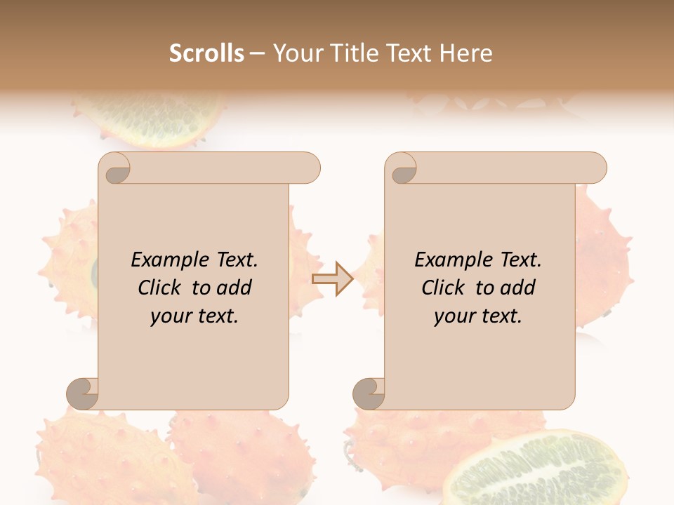 Melon Tropics Horned PowerPoint Template