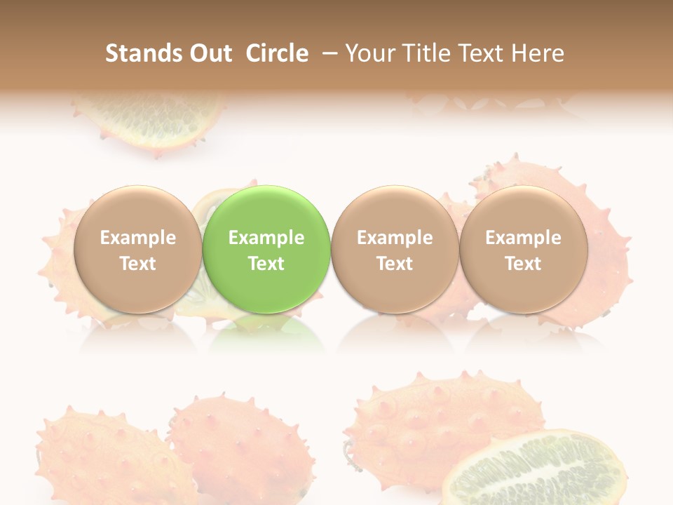 Melon Tropics Horned PowerPoint Template
