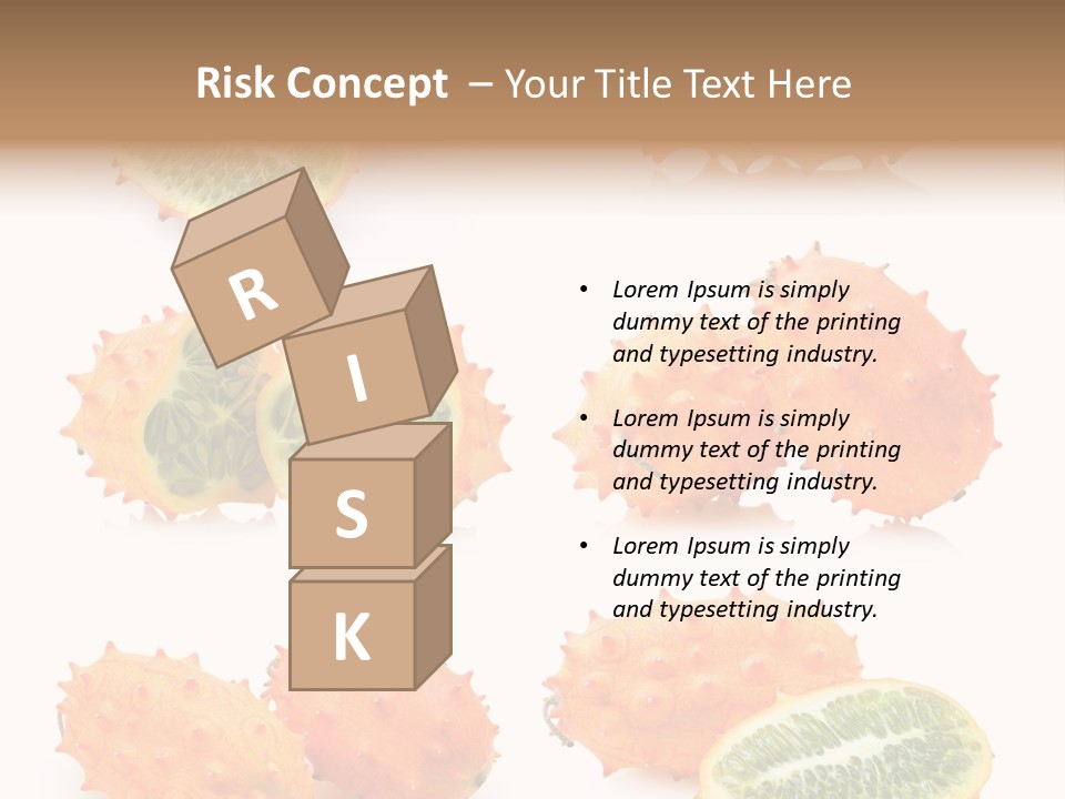 Melon Tropics Horned PowerPoint Template