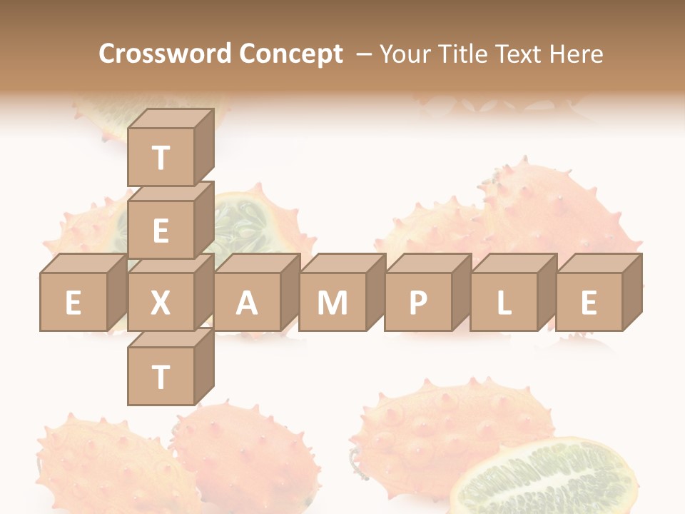 Melon Tropics Horned PowerPoint Template