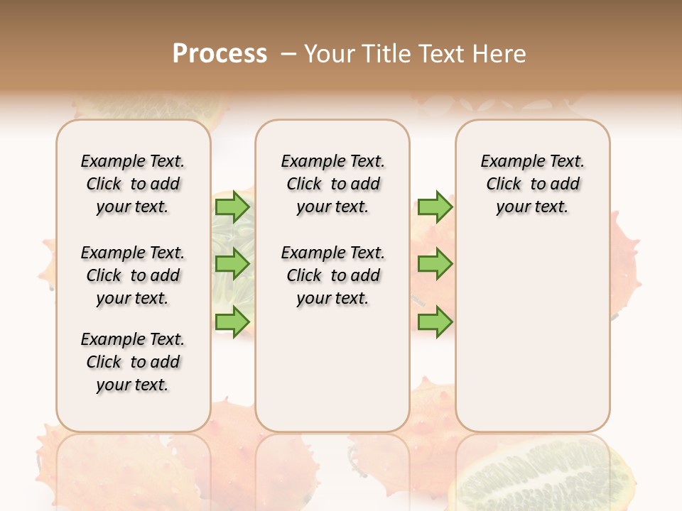 Melon Tropics Horned PowerPoint Template