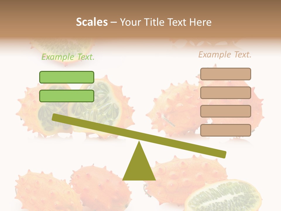 Melon Tropics Horned PowerPoint Template