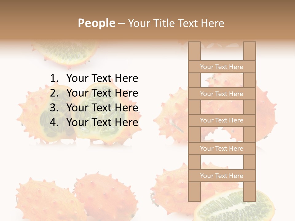 Melon Tropics Horned PowerPoint Template