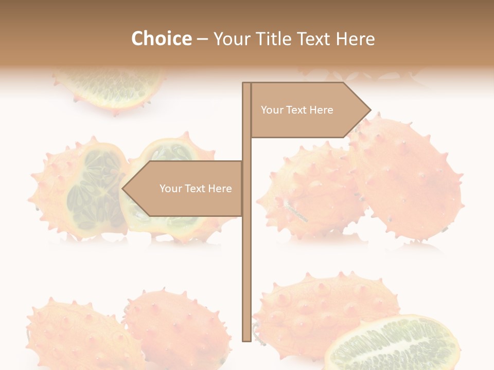 Melon Tropics Horned PowerPoint Template