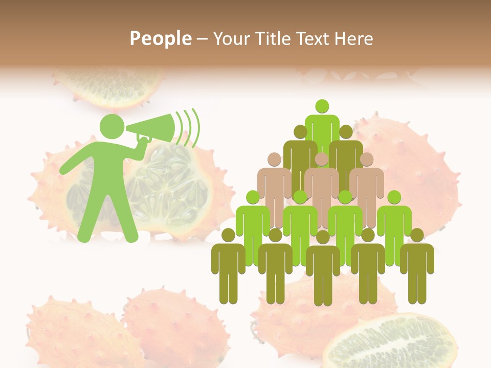 Melon Tropics Horned PowerPoint Template