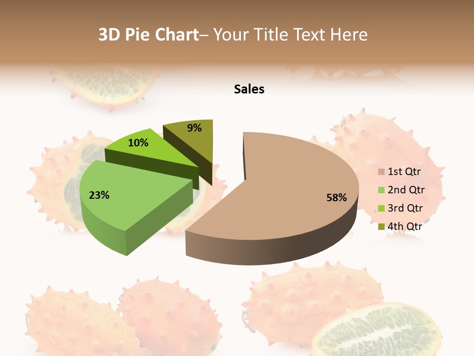 Melon Tropics Horned PowerPoint Template