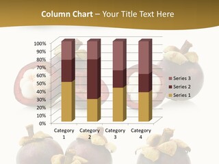 Fruit Garcinia Mangostana Ripe PowerPoint Template