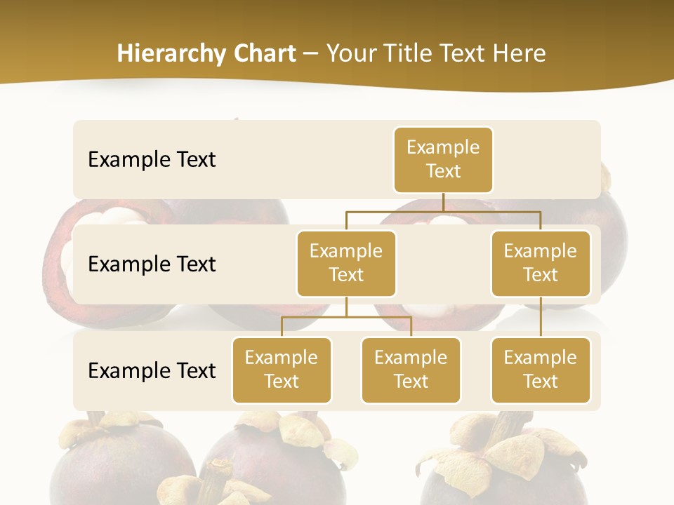 Fruit Garcinia Mangostana Ripe PowerPoint Template