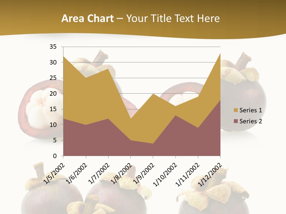 Fruit Garcinia Mangostana Ripe PowerPoint Template