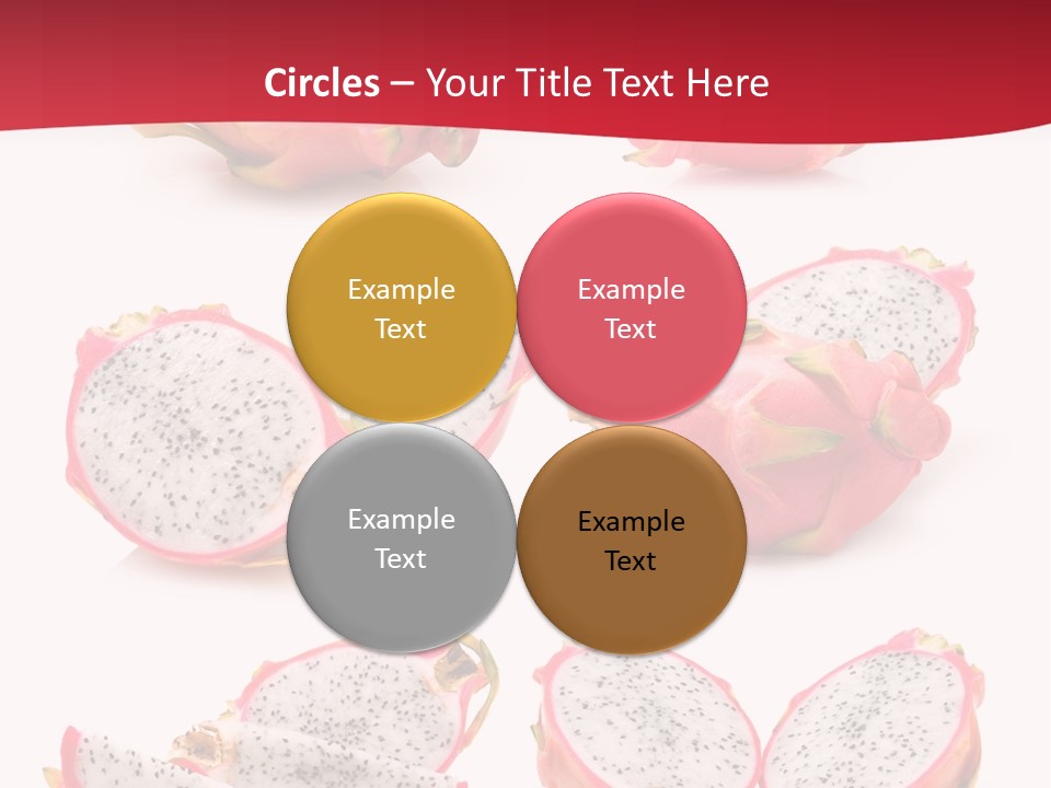 White Food Ripe PowerPoint Template