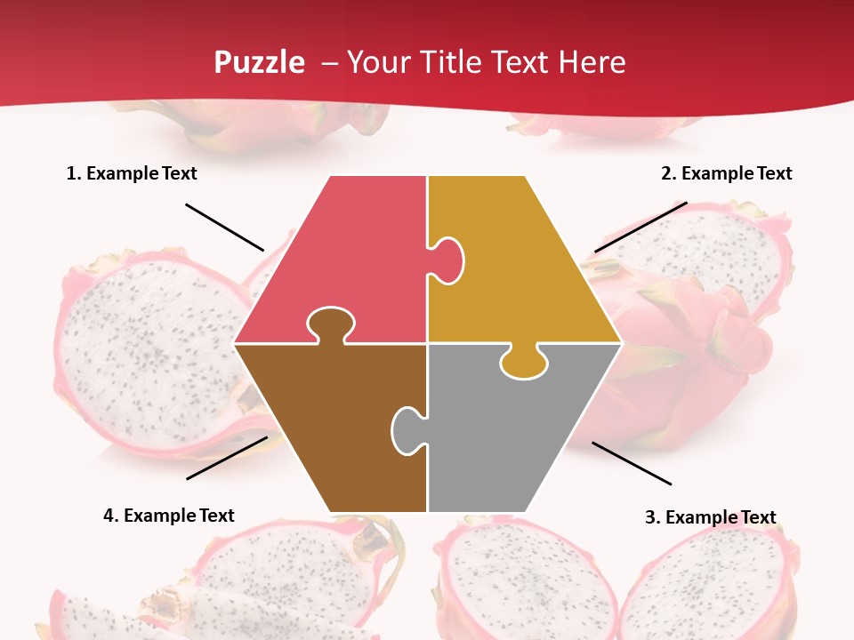 White Food Ripe PowerPoint Template