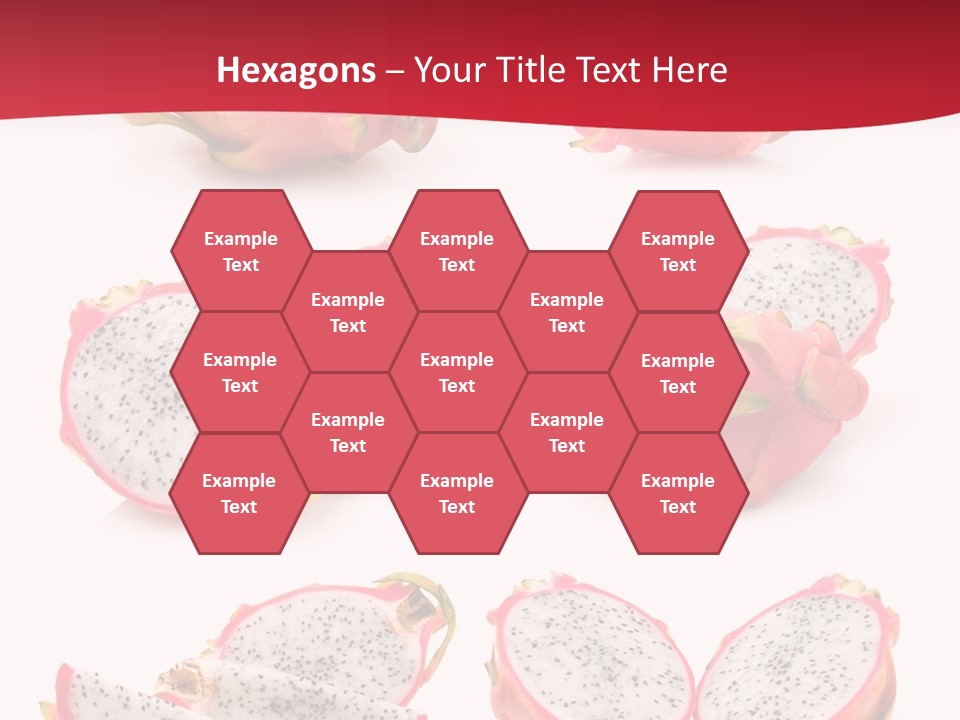 White Food Ripe PowerPoint Template