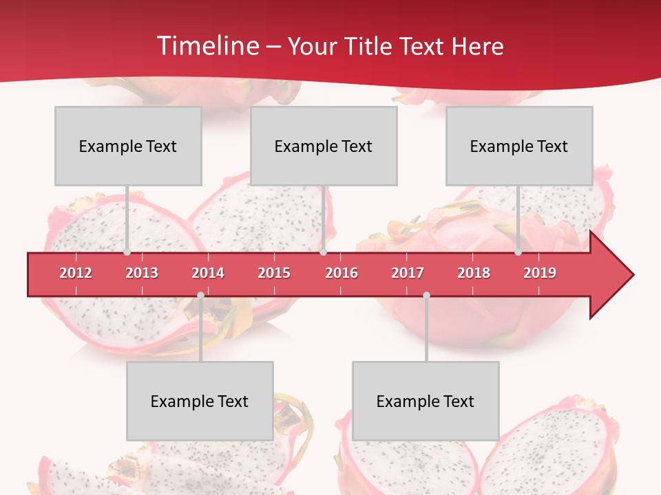 White Food Ripe PowerPoint Template