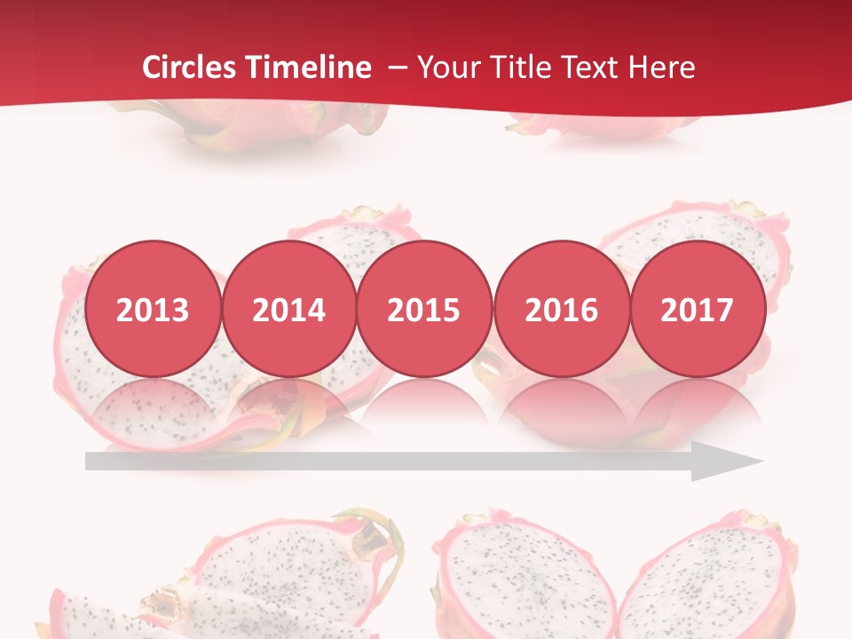 White Food Ripe PowerPoint Template