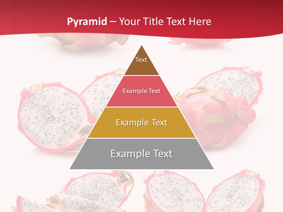 White Food Ripe PowerPoint Template