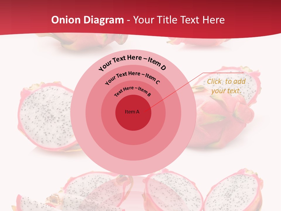 White Food Ripe PowerPoint Template