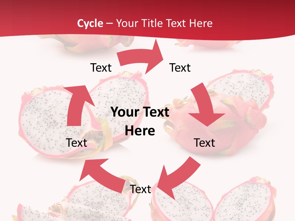 White Food Ripe PowerPoint Template