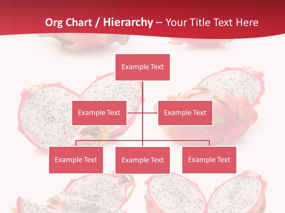 White Food Ripe PowerPoint Template