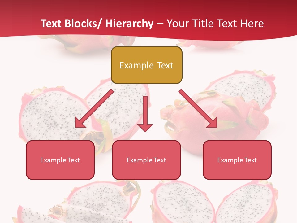 White Food Ripe PowerPoint Template