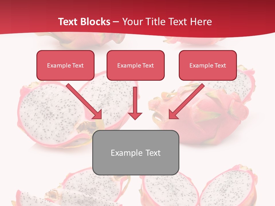 White Food Ripe PowerPoint Template
