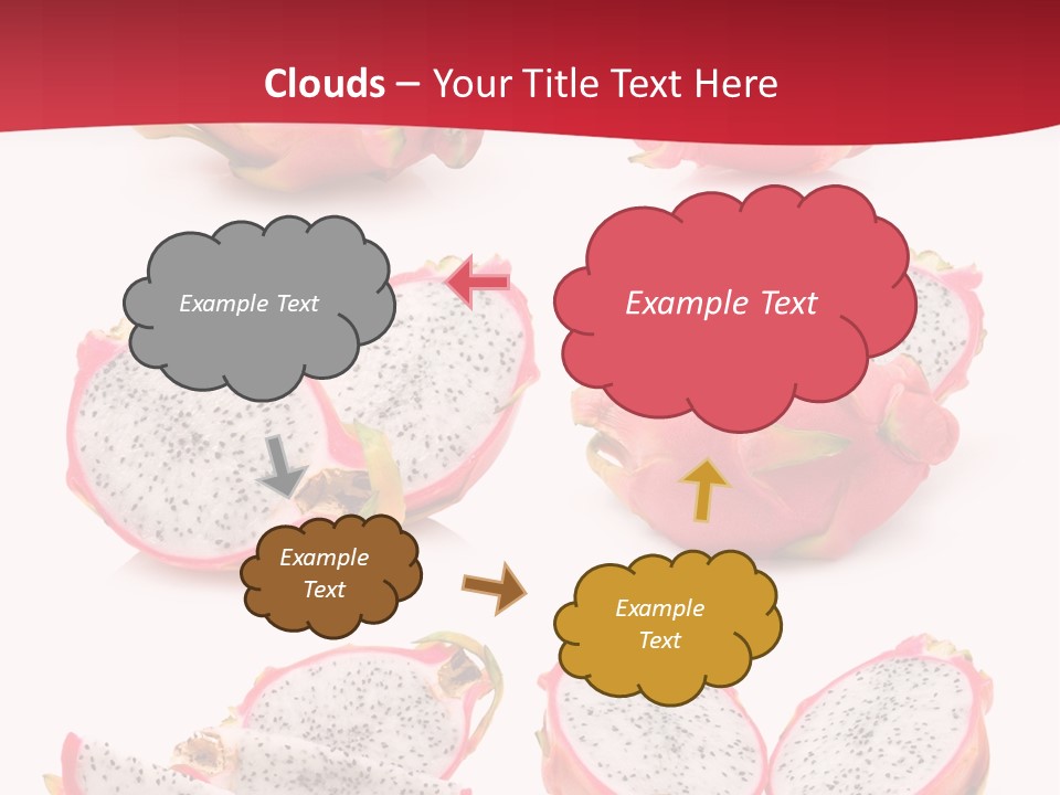 White Food Ripe PowerPoint Template