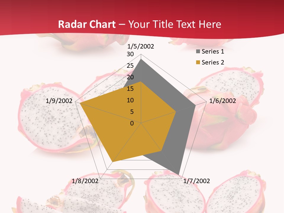 White Food Ripe PowerPoint Template