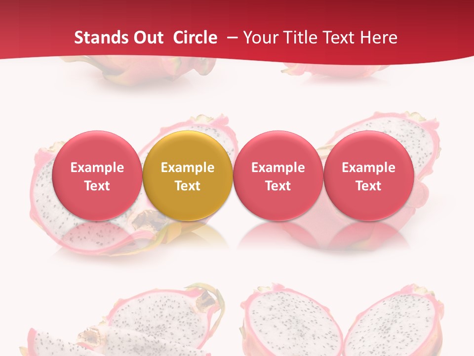 White Food Ripe PowerPoint Template