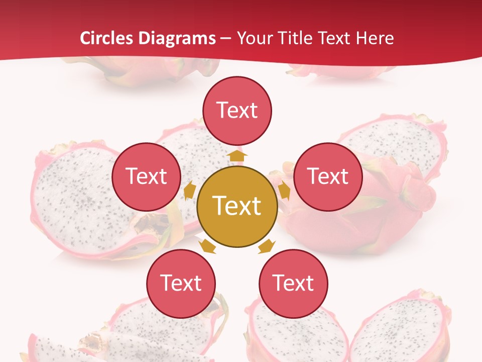 White Food Ripe PowerPoint Template