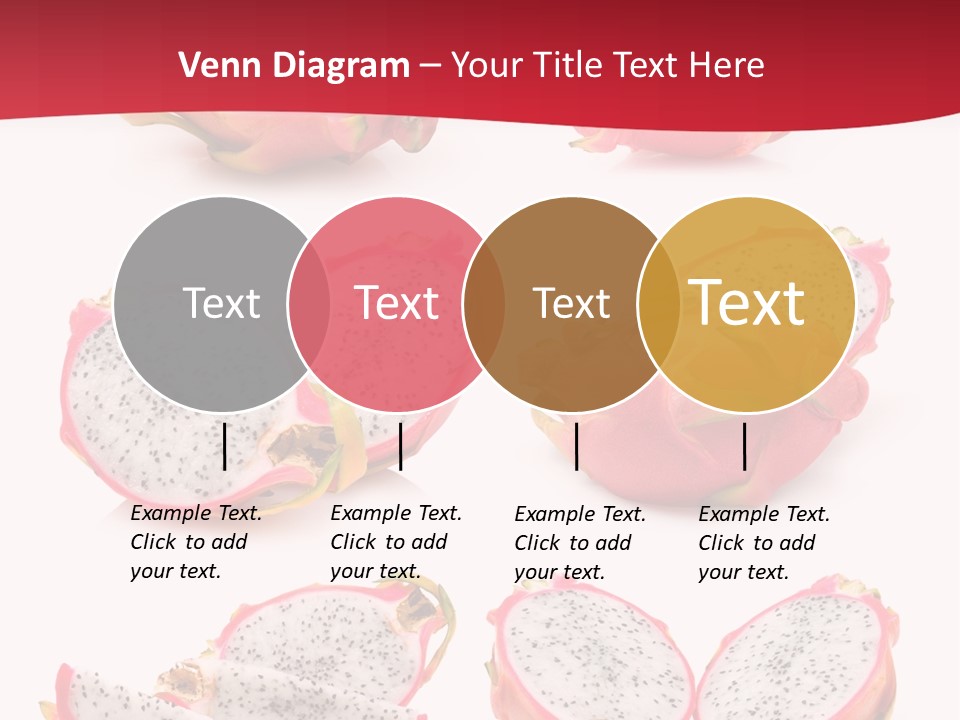 White Food Ripe PowerPoint Template