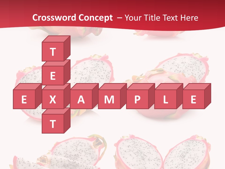 White Food Ripe PowerPoint Template