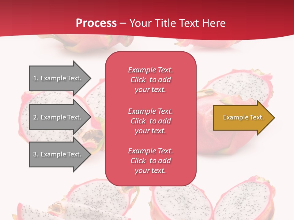 White Food Ripe PowerPoint Template