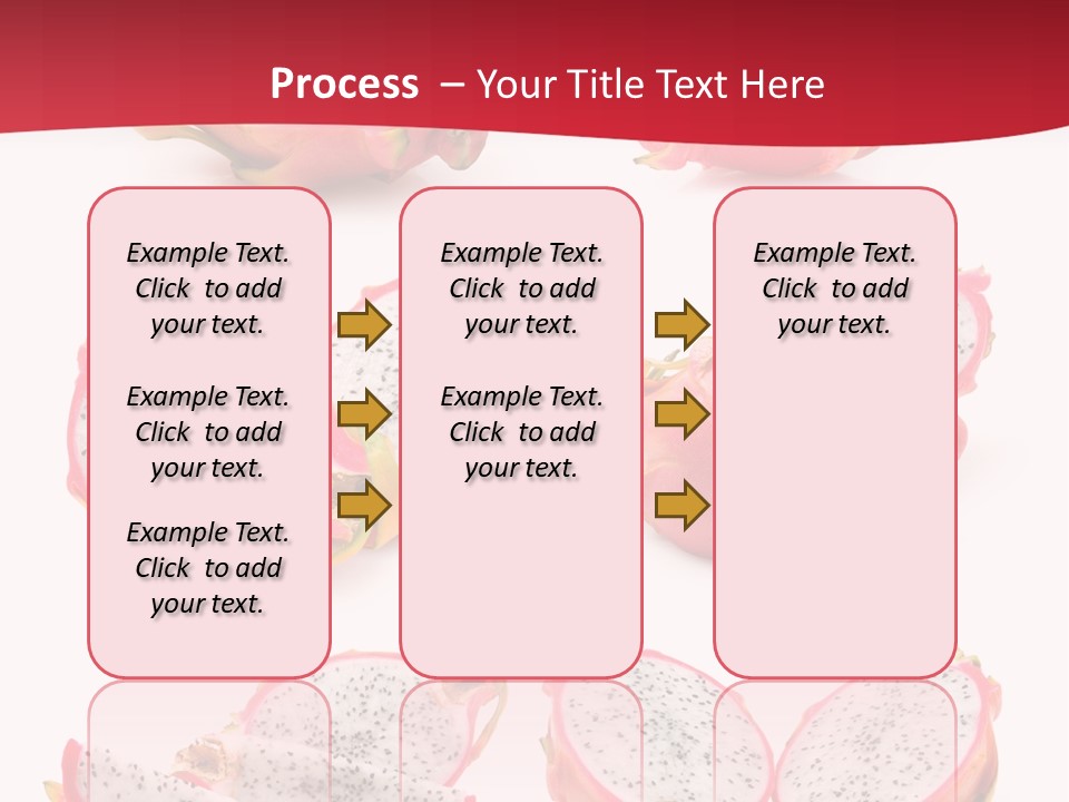 White Food Ripe PowerPoint Template