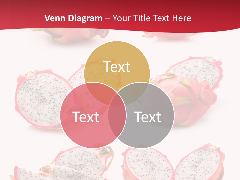 White Food Ripe PowerPoint Template