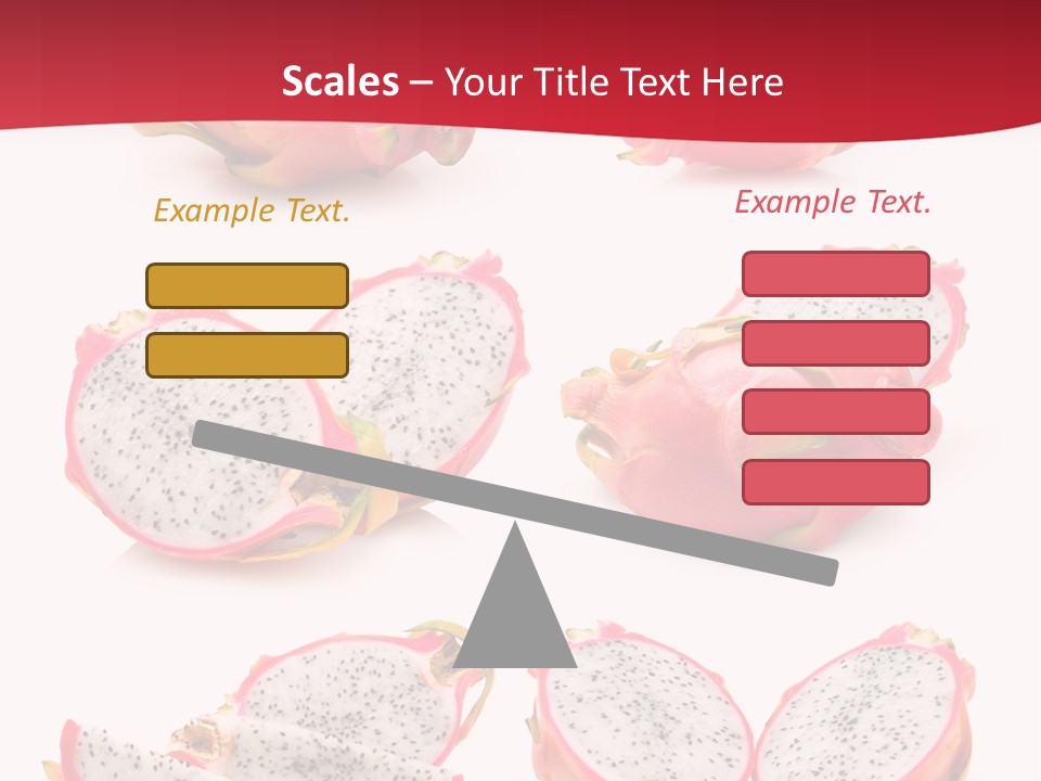 White Food Ripe PowerPoint Template