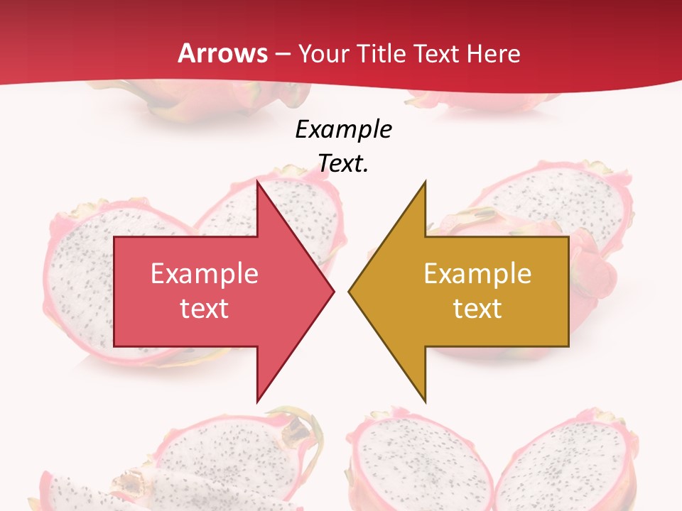 White Food Ripe PowerPoint Template