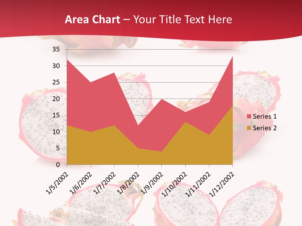 White Food Ripe PowerPoint Template